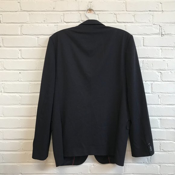 HUGO BOSS red label virgin wool blazer two button navy - Picture 3 of 3